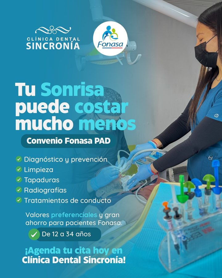 Pieza de nuestro Instagram: Tu sonrisa puede costar mucho menos, Convenio Fonasa PAD