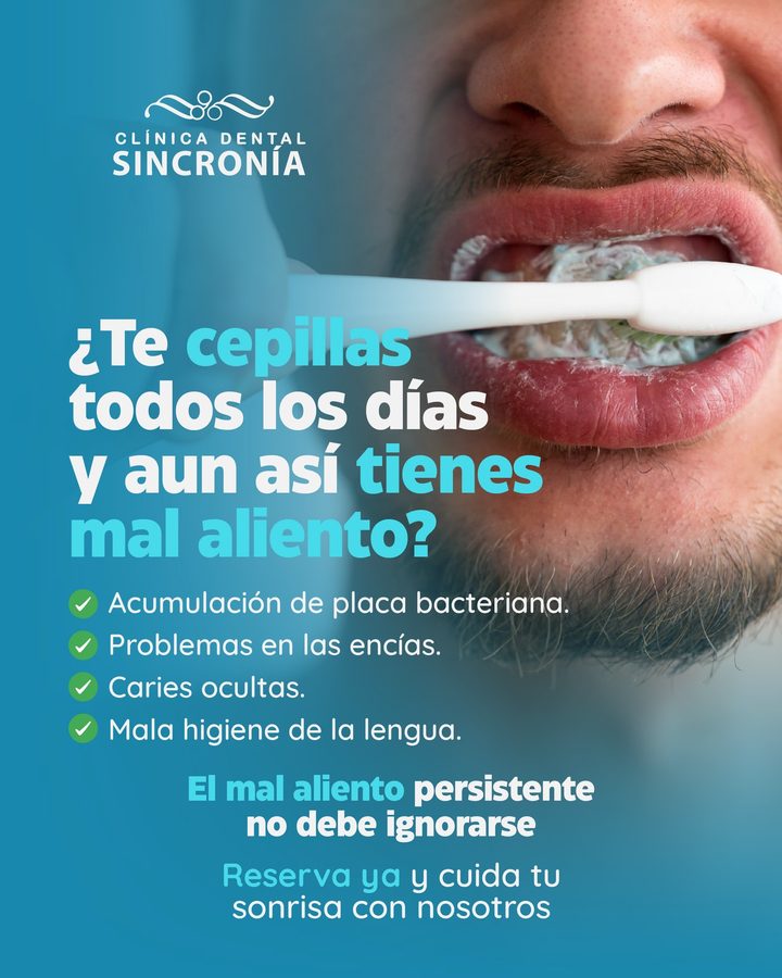 Pieza: ¿Te cepillas todos los días y aun así tienes mal aliento?